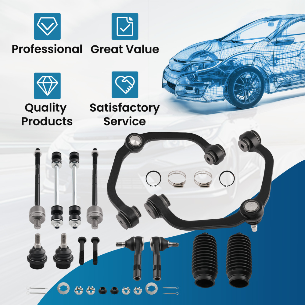 maXpeedingrods 12Pcs Front Suspension Kit Compatible for Ford Ranger 1998-2011 2WD, for Mazda B2300 B2500 B3000 B4000