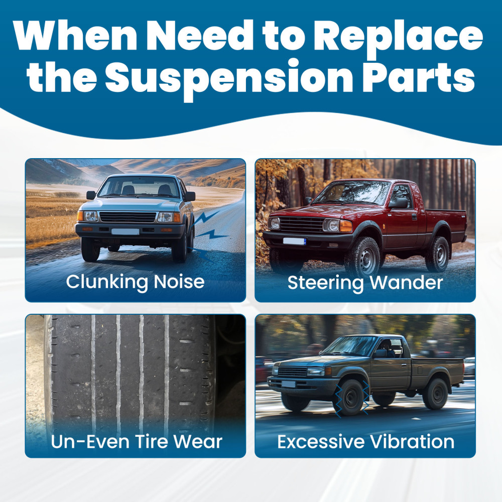 maXpeedingrods 12Pcs Front Suspension Kit Compatible for Ford Ranger 1998-2011 2WD, for Mazda B2300 B2500 B3000 B4000