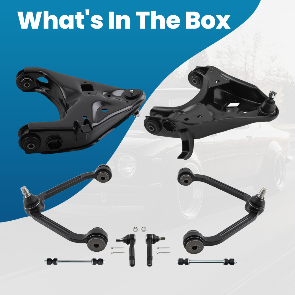 8PC Control Arm +Ball JointSwaybar Tie Rod compatible for Ford Explorer compatible for Ranger 1998-2011