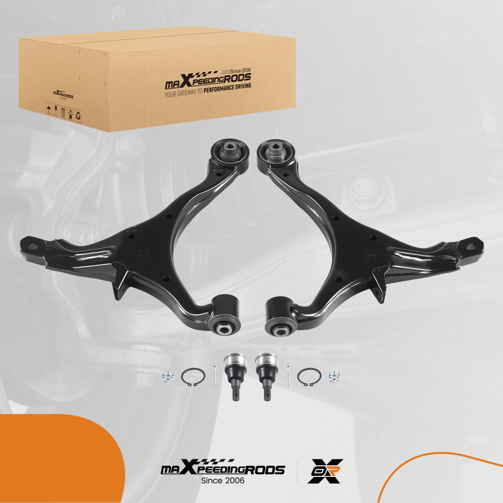 PAIR FRONT LOWER CONTROL ARMSBALL JOINT compatible for HONDA CRV RD4 RD5 RD7 2001-2006
