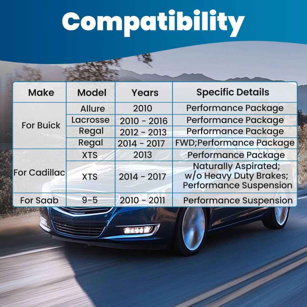 Suspension Front Right Lower Control Arm for 2010-2016 compatible for Buick Lacrosse Allure