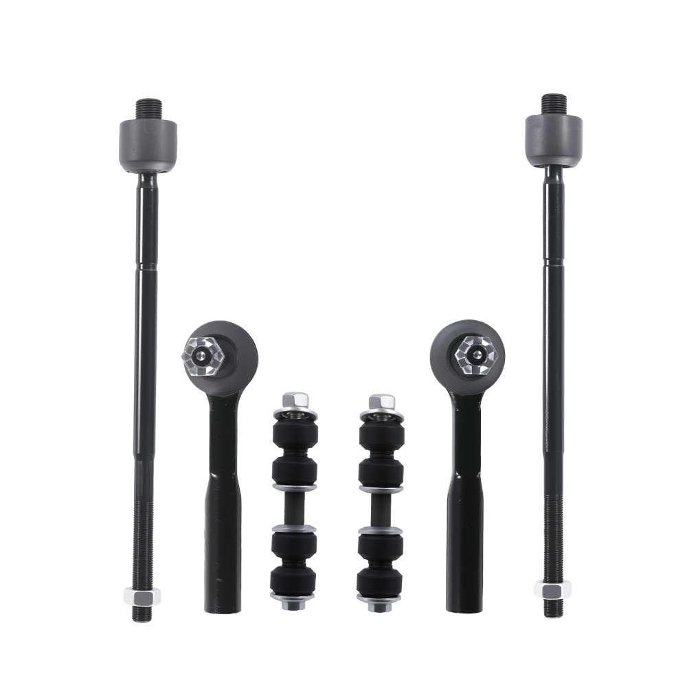 Front Lower Control Arms Tie Rods Kit For 2001-05 compatible for Pontiac Aztek 2005-06 Montana