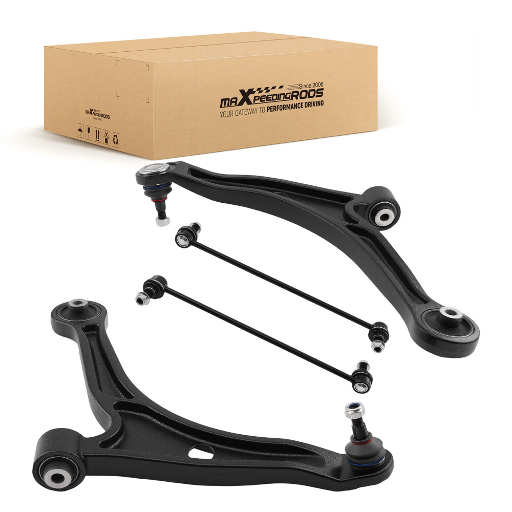 4pcs Front Lower Control Arms Sway Bar Links for 2006 2007-2014 compatible for Honda Ridgeline