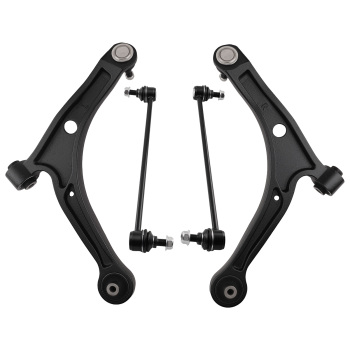 4pcs Front Lower Control Arms Sway Bar Links for 2006 2007-2014 compatible for Honda Ridgeline