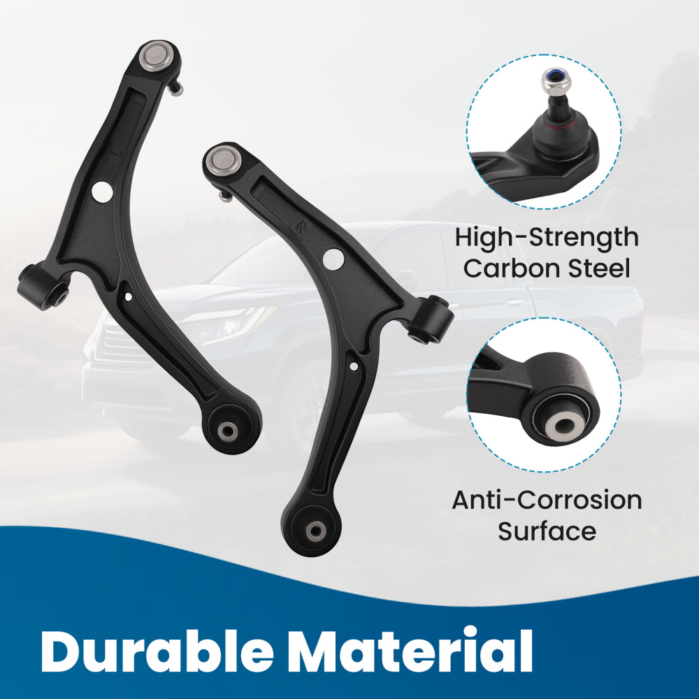 4pcs Front Lower Control Arms Sway Bar Links for 2006 2007-2014 compatible for Honda Ridgeline