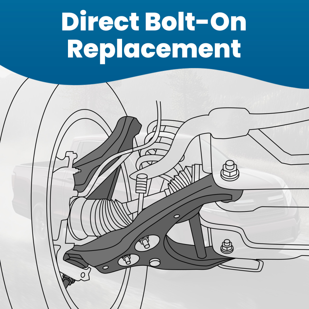 4pcs Front Lower Control Arms Sway Bar Links for 2006 2007-2014 compatible for Honda Ridgeline