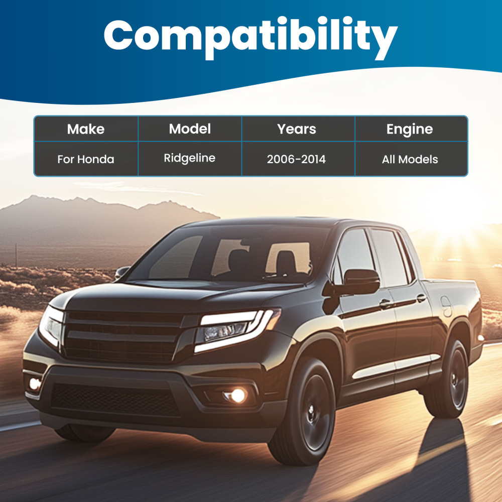 4pcs Front Lower Control Arms Sway Bar Links for 2006 2007-2014 compatible for Honda Ridgeline