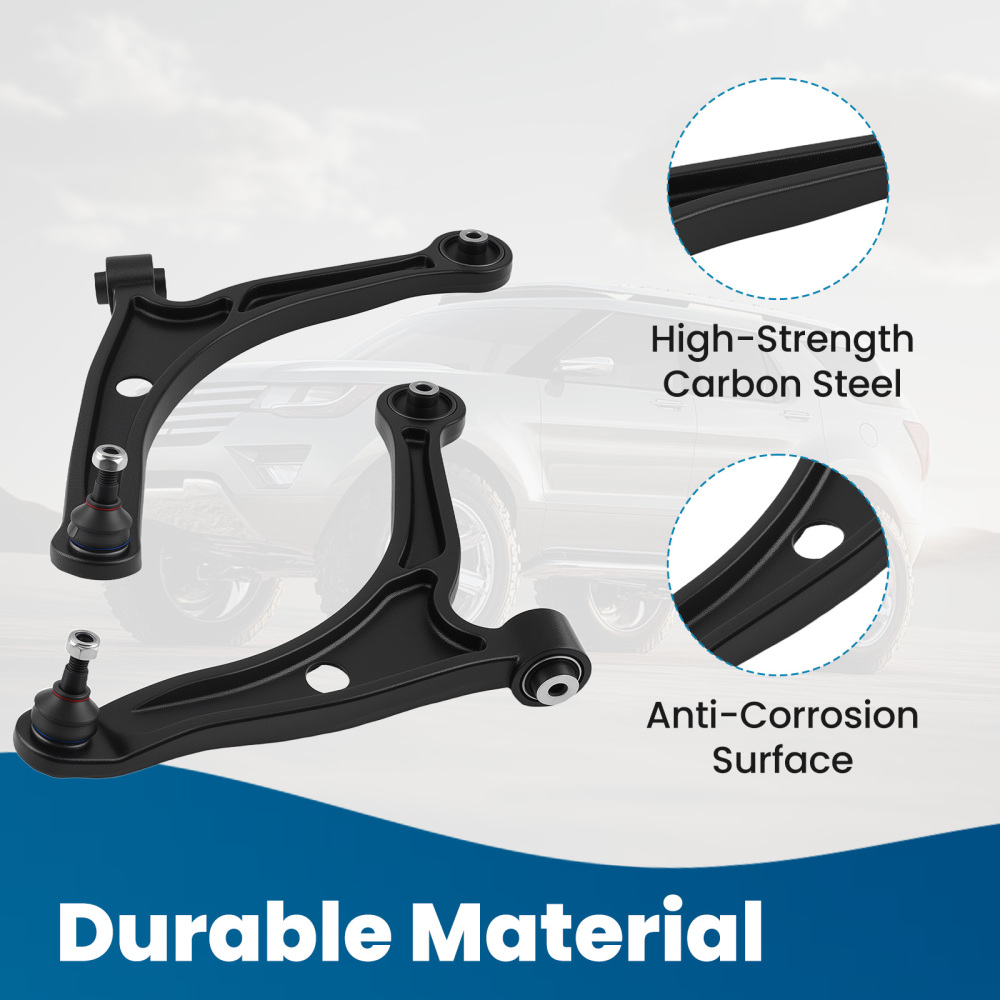 6x Front Lower Control Arms Tie Rods Kit compatible for Honda Ridgeline 2006 2007-2014 3.5L