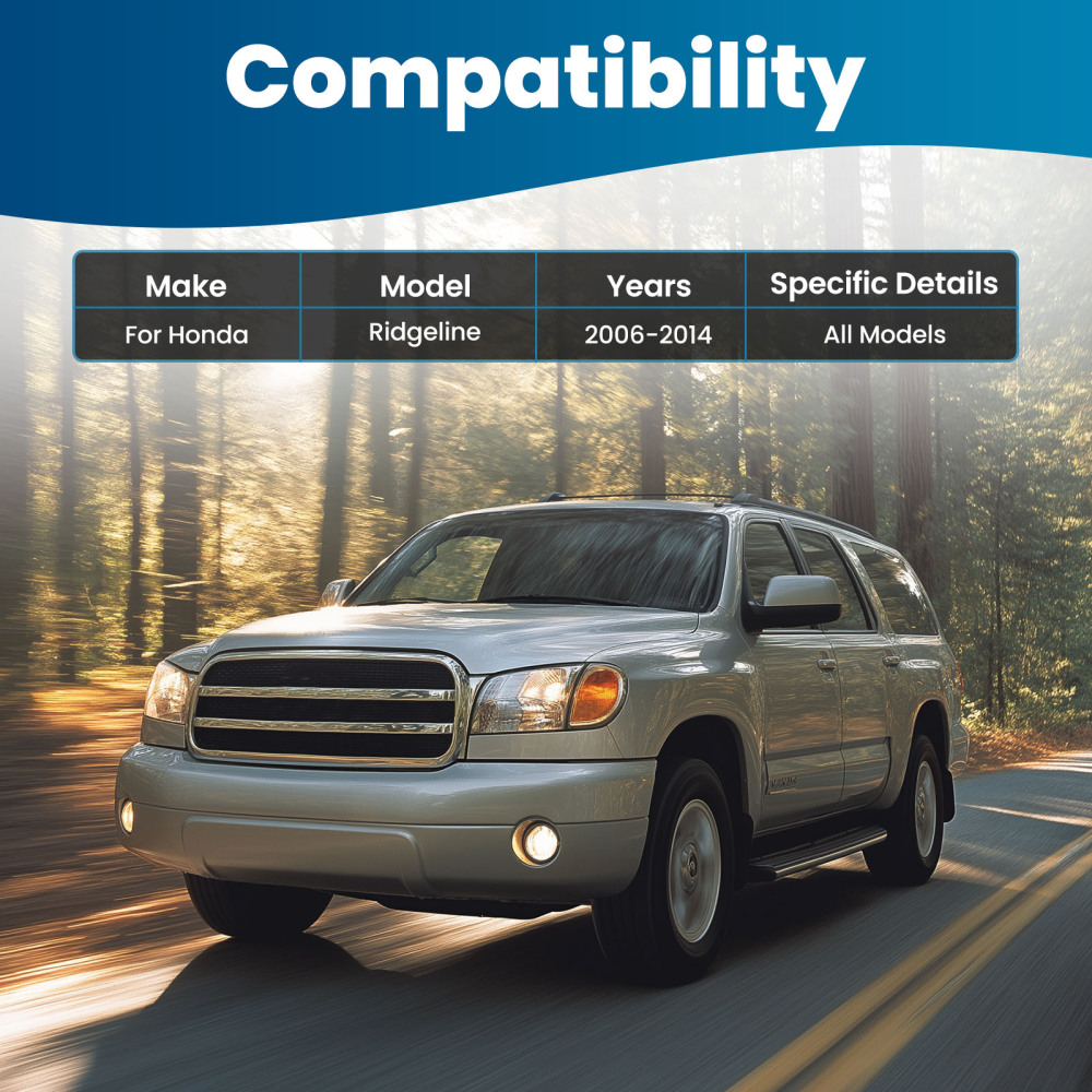 6x Front Lower Control Arms Tie Rods Kit compatible for Honda Ridgeline 2006 2007-2014 3.5L