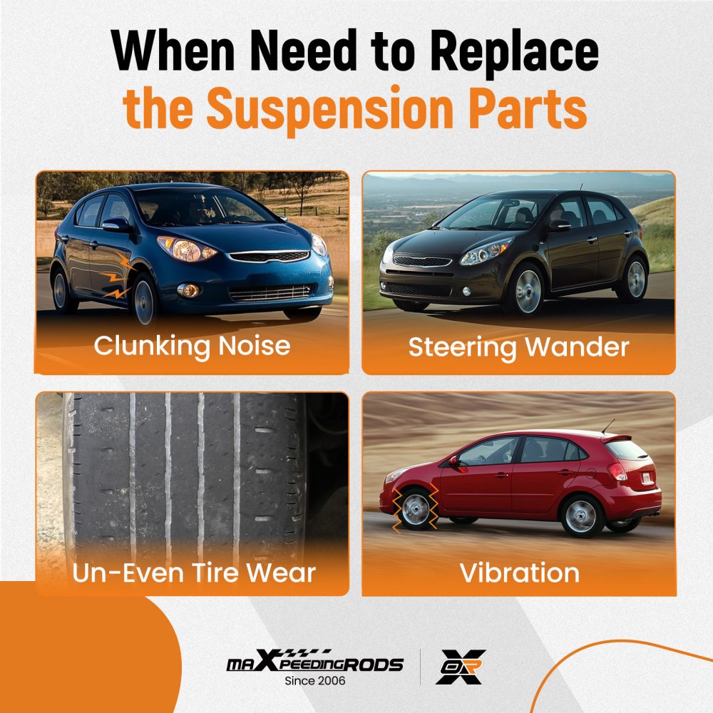 12pc Front Lower Control Arm Ball Joint Kit compatible for KIA RIO RIO5 2006-2011 EV800352