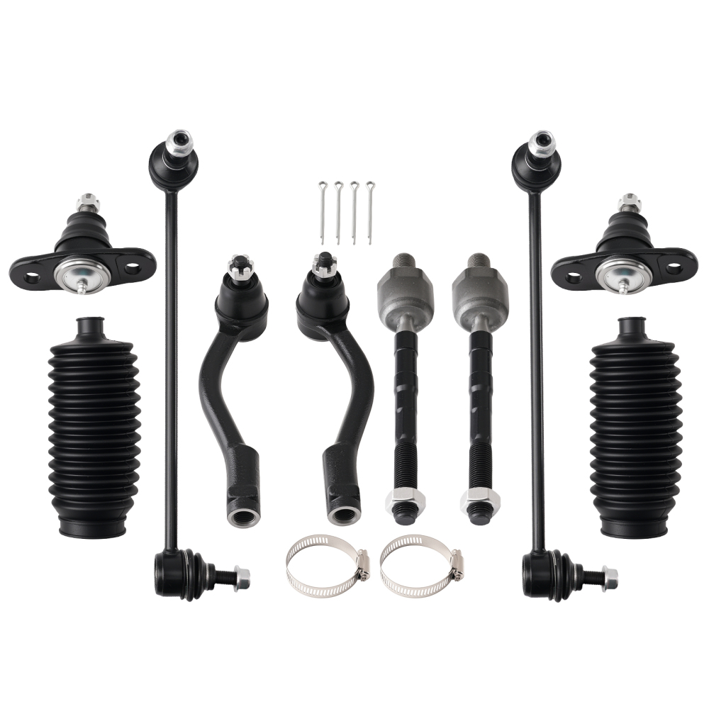 12pc Front Lower Control Arm Ball Joint Kit compatible for KIA RIO RIO5 2006-2011 EV800352