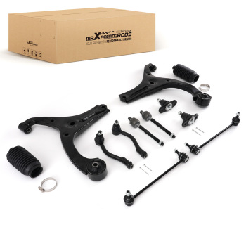 12pc Front Lower Control Arm Ball Joint Kit compatible for KIA RIO RIO5 2006-2011 EV800352