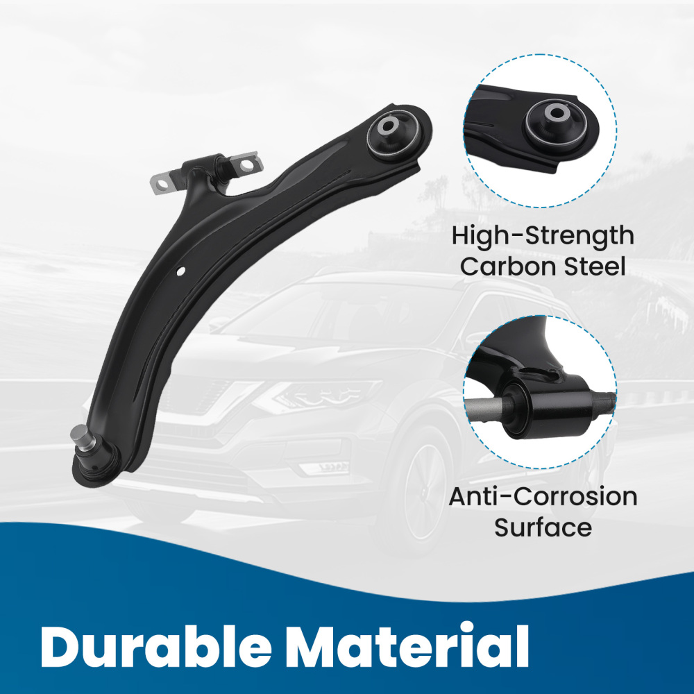 Front Left Lower Control Arm w/ Ball Joint for 2008-2013 compatible for Nissan Rogue Select