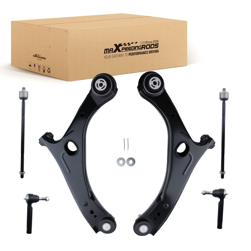 6pc Front Lower Control Arm Tie Rods Kit for TownCountry Grand Caravan Routan