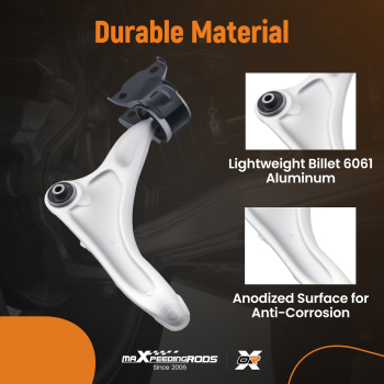 2 FRONT LOWER WISHBONES CONTROL ARMS compatible for LAND ROVER RANGE ROVER EVOQUE LR024473