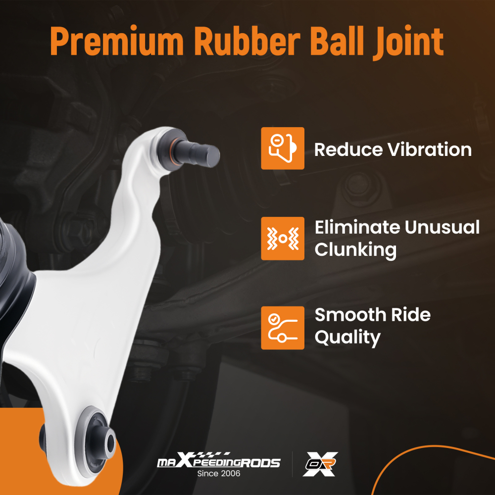 2 FRONT LOWER WISHBONES CONTROL ARMS compatible for LAND ROVER RANGE ROVER EVOQUE LR024473