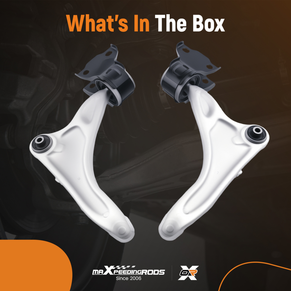 2 FRONT LOWER WISHBONES CONTROL ARMS compatible for LAND ROVER RANGE ROVER EVOQUE LR024473