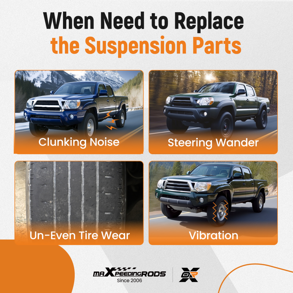 Front Control Arm Ball Joint Tie Rod End and Sway Bar Link Steering Rack Kit Compatible for Toyota Tacoma 2005-2015