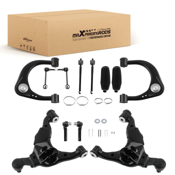Front Control Arm Ball Joint Tie Rod End and Sway Bar Link Steering Rack Kit Compatible for Toyota Tacoma 2005-2015