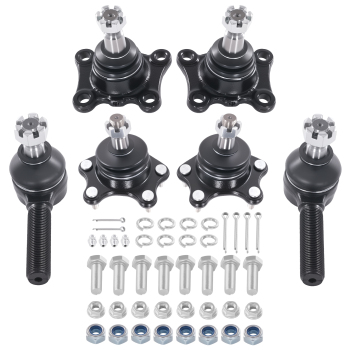 6pc Front Upper Lower Ball Joint Tie Rod compatible for 4Runner 1989-1995 Pickup T100 93-98