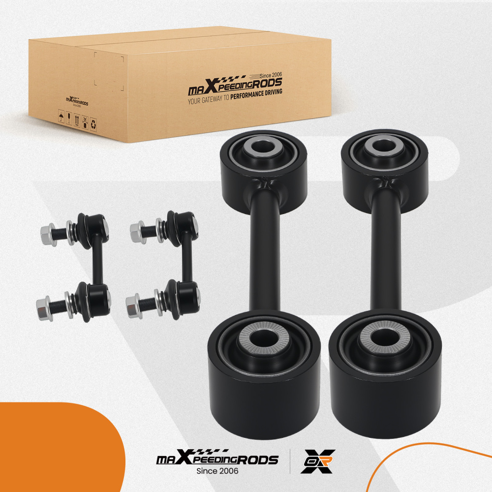 4x Rear Lower Forward Control Arm Stabilizer Sway Bar Links compatible for Highlander 14-19