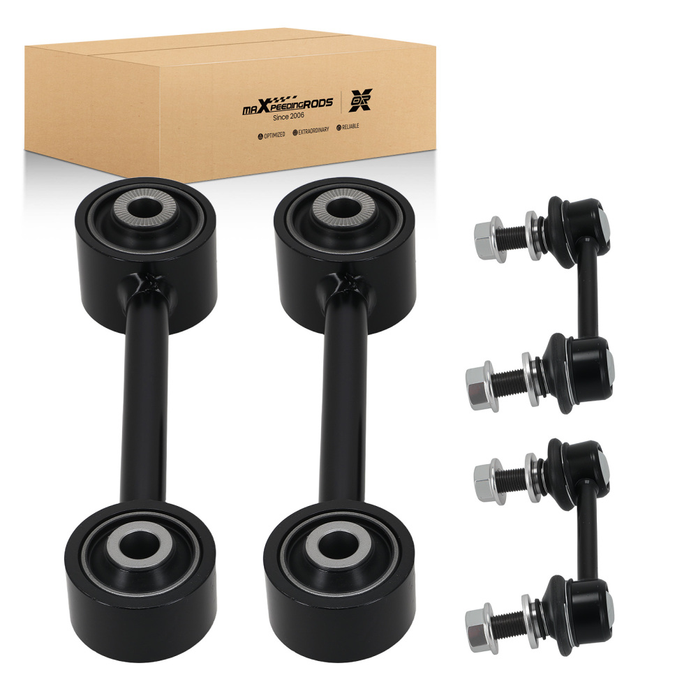 4x Rear Lower Forward Control Arm Stabilizer Sway Bar Links compatible for Highlander 14-19