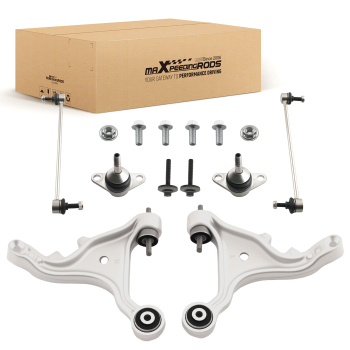 6x Front Lower Control Arm Sway Bar compatible for VOLVO S80 1999-2006 K640442 w/Ball Joint