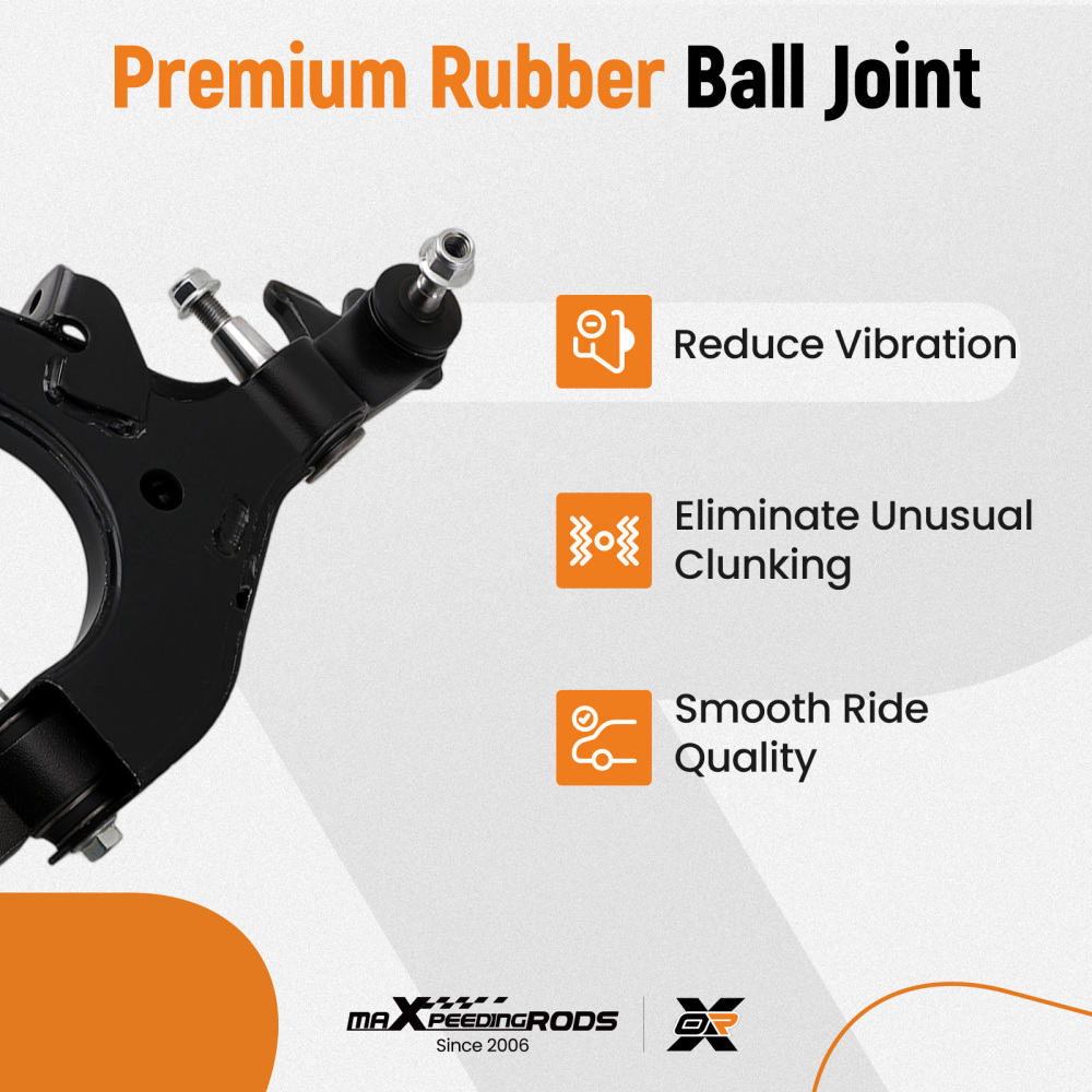 Front Lower Control Arms + Ball Joints for 2004-2007 compatible for Chevy Trailblazer compatible for GMC Envoy