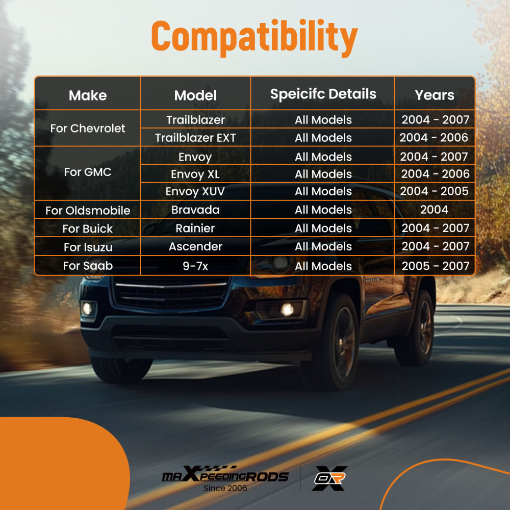 Front Lower Control Arms + Ball Joints for 2004-2007 compatible for Chevy Trailblazer compatible for GMC Envoy