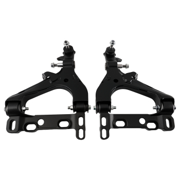 Front Lower Control Arms + Ball Joints for 2004-2007 compatible for Chevy Trailblazer compatible for GMC Envoy