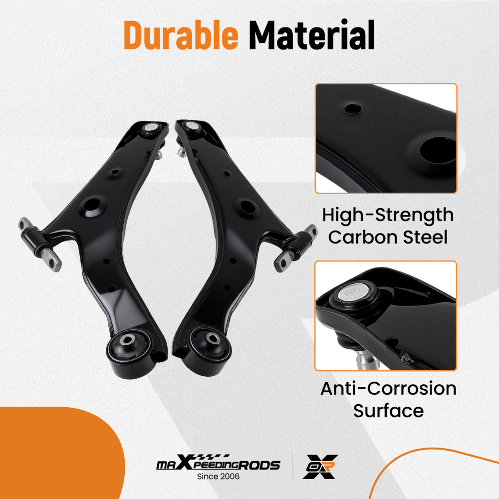 8 Pcs Front Lower Control Arm Stabilizer Bar Link compatible for Hyundai SANTA FE 2001-2006