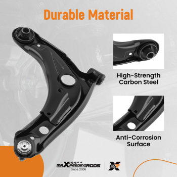 2PCS Front Lower Control Arm w/ Ball Joint compatible for Toyota Prius C 2012-2019 compatible for Scion XD