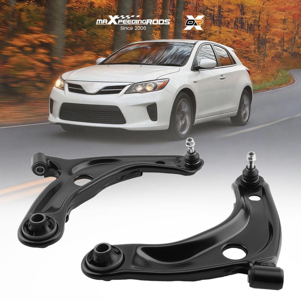 2PCS Front Lower Control Arm w/ Ball Joint compatible for Toyota Prius C 2012-2019 compatible for Scion XD
