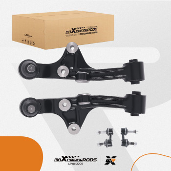 Front Lower Control Arms w/ Ball Joint Sway Bar Links for 2002 - 2005 compatible for Kia Sedona