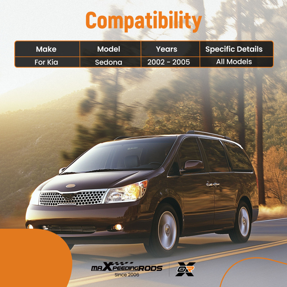 Front Lower Control Arms w/ Ball Joint Sway Bar Links for 2002 - 2005 compatible for Kia Sedona