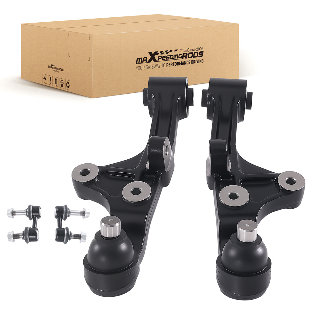 Front Lower Control Arms w/ Ball Joint Sway Bar Links for 2002 - 2005 compatible for Kia Sedona