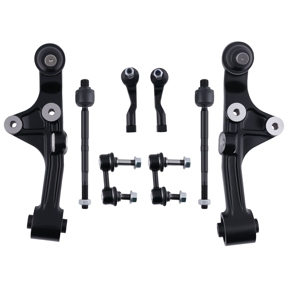 8pc Front Lower Control Arm Ball Joint Tie Rod End Kit compatible for KIA SEDONA 2002-2005