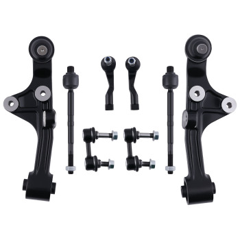 8pc Front Lower Control Arm Ball Joint Tie Rod End Kit compatible for KIA SEDONA 2002-2005