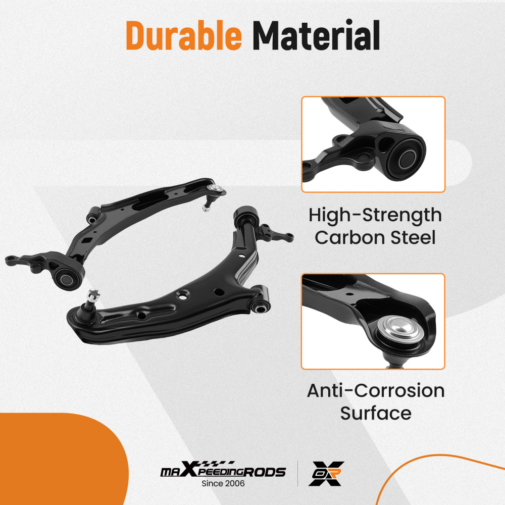 FRONT LOWER CONTROL ARM WITH BALL JOINT L+R compatible for NISSAN PULSAR / SENTRA 2000-2006