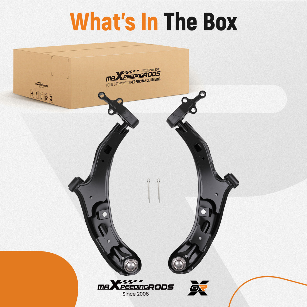 FRONT LOWER CONTROL ARM WITH BALL JOINT L+R compatible for NISSAN PULSAR / SENTRA 2000-2006