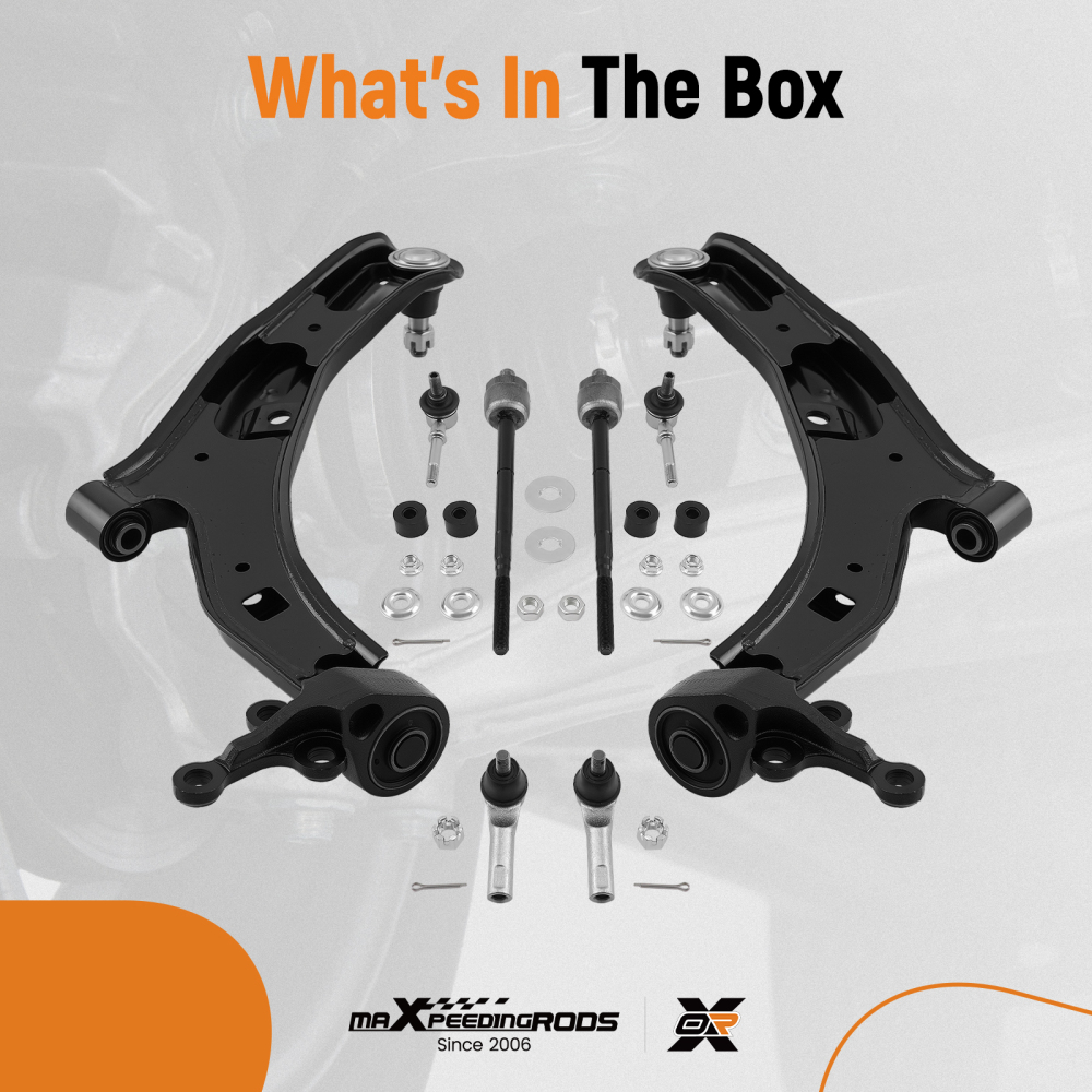 8PC Front Lower Control Arm For 2001 2002 2003 2004 2005 2006 compatible for Nissan Sentra