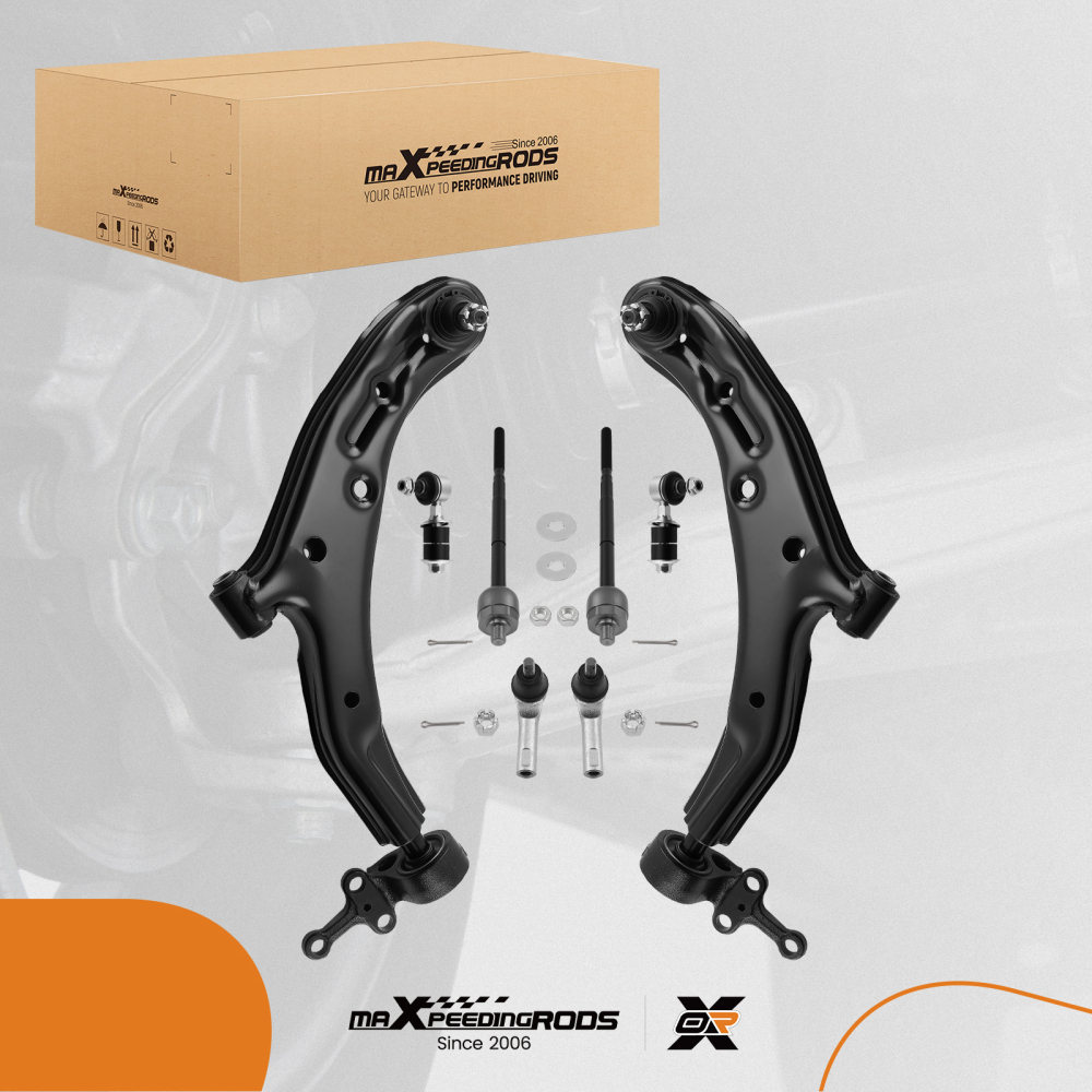 8PC Front Lower Control Arm For 2001 2002 2003 2004 2005 2006 compatible for Nissan Sentra