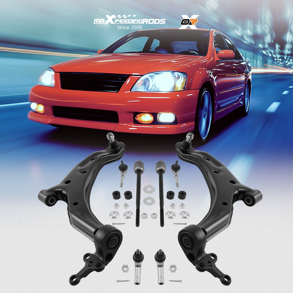 8PC Front Lower Control Arm For 2001 2002 2003 2004 2005 2006 compatible for Nissan Sentra