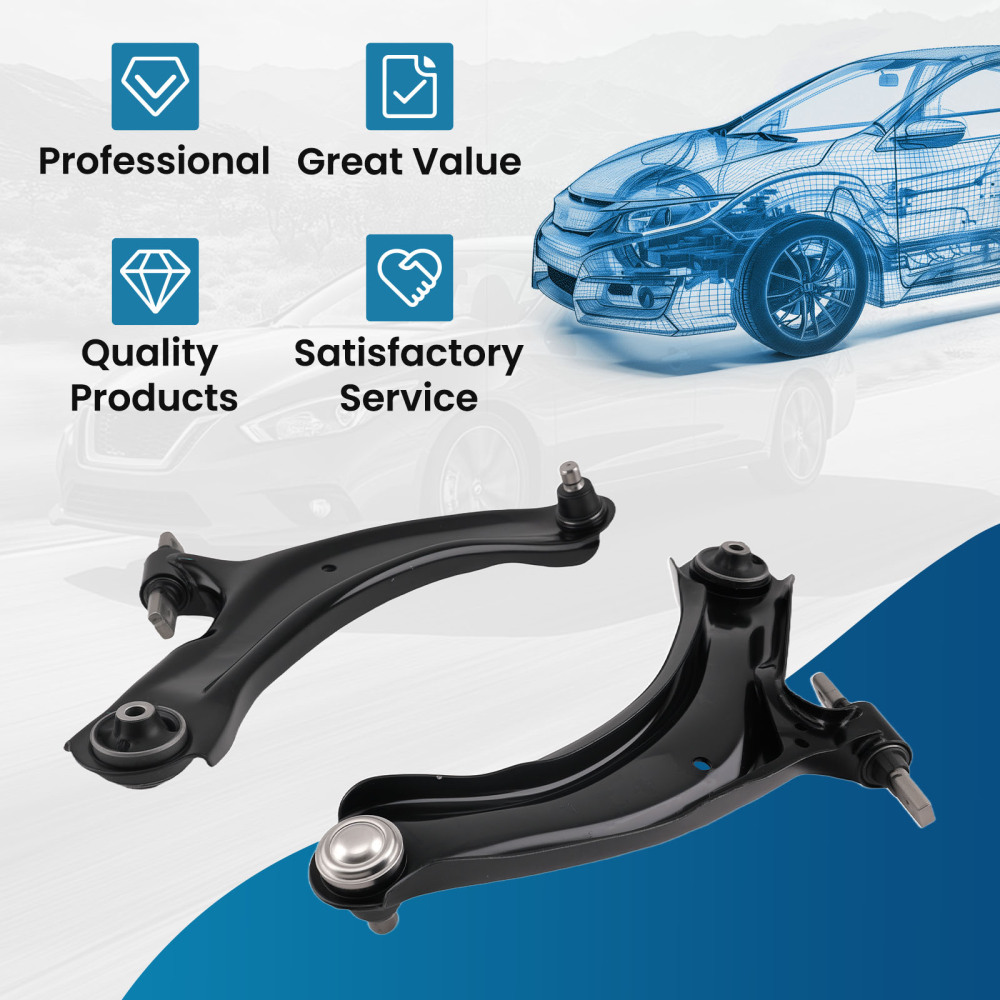 maXpeedingrods 2Pcs Front Lower Control Arms Compatible for Nissan Sentra 2007-2012