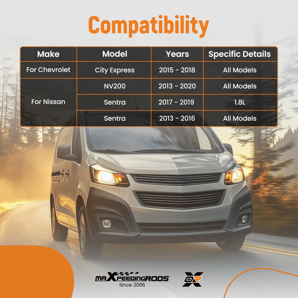 Front Lower Control Arm Assembly compatible for Chevrolet City Express 2015-2018 CK622159