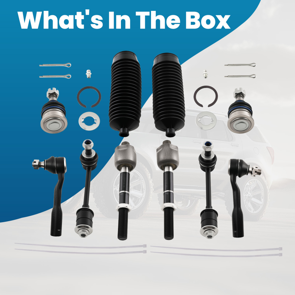 10x Front Stabilizer/Sway Bar LinkBall Joint compatible for Toyota Sequoia Tundra 03-07