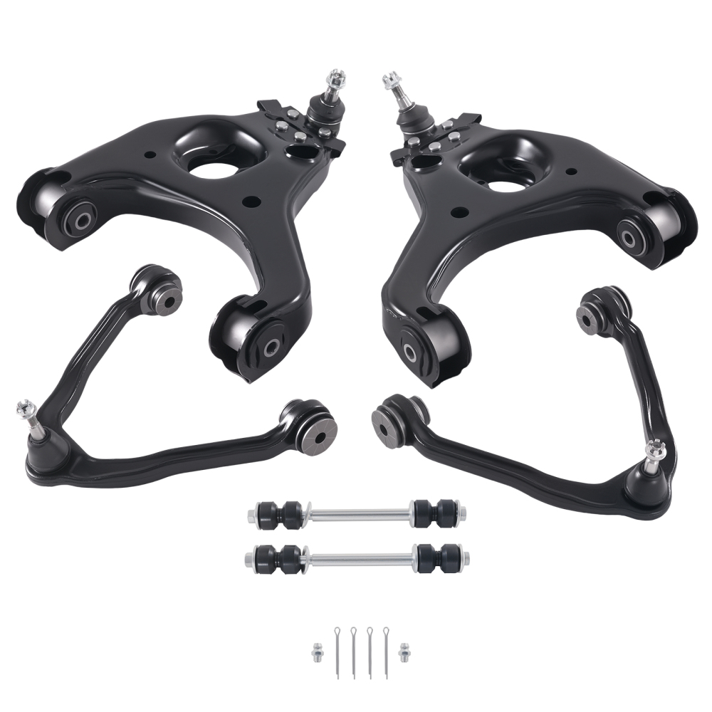 RWD Front Control Arms Sway Bar Links for 1999 2000-2006 compatible for Chevy Silverado 1500