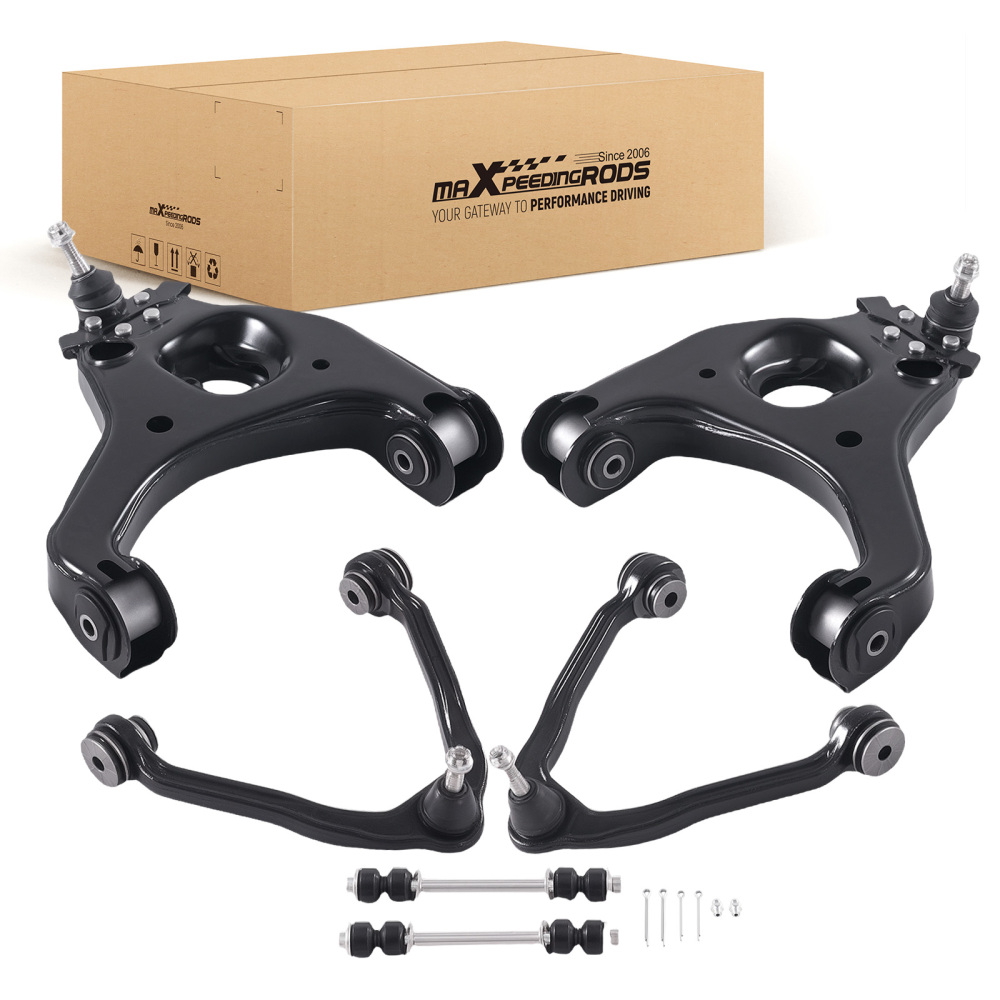RWD Front Control Arms Sway Bar Links for 1999 2000-2006 compatible for Chevy Silverado 1500