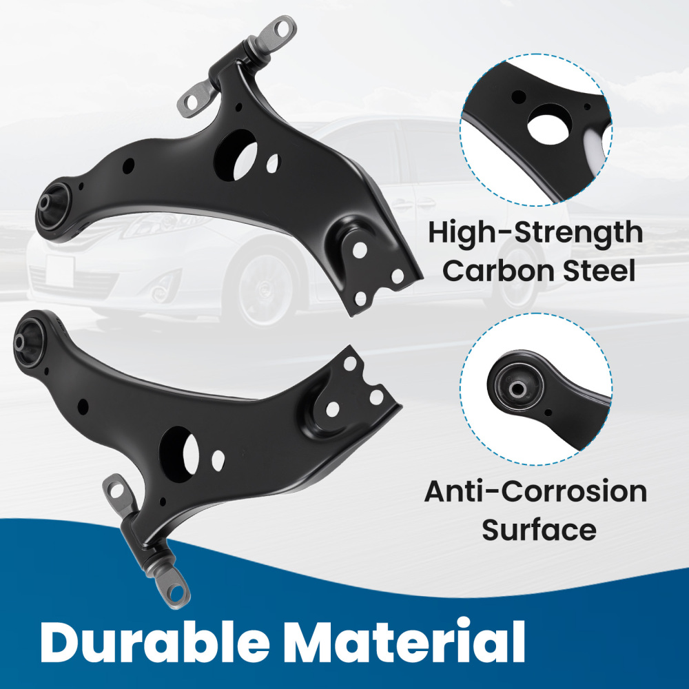 2pc Front Lower LeftRight Control Armball Joint compatible for Toyota Sienna 04-2010