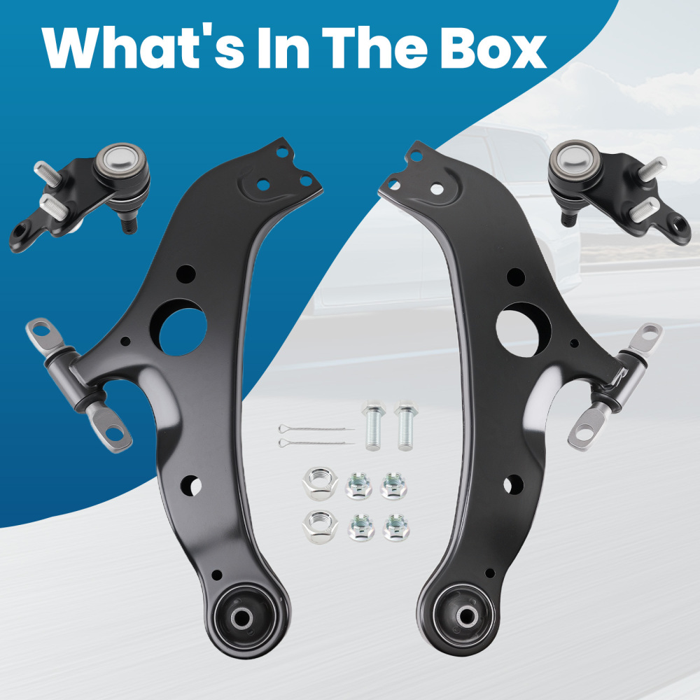 2pc Front Lower LeftRight Control Armball Joint compatible for Toyota Sienna 04-2010